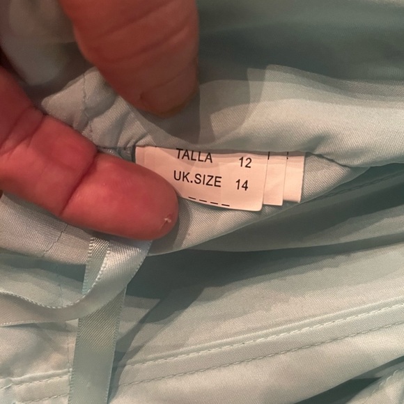 EUC Morilee by Madeline Gardner Chiffon One Shoulder Dress - Picture 6 of 7